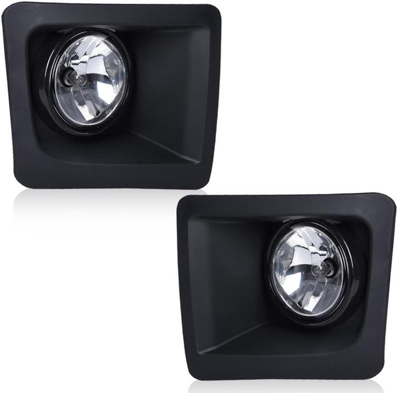 DOTCOM Driving Fog Lights Lamps,Compatible with GMC Sierra 1500 Models Only 2014-2015,Clear lens Pair of Left & Right Fog Lights GM1038169, GM1039169 15839896 - Image 1